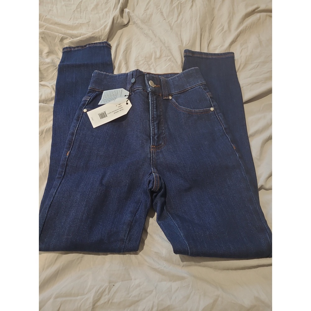NWT Universal Standard RIVIERRA high Rise Skinny Indigo‎ Women SZ 00 28" inseam